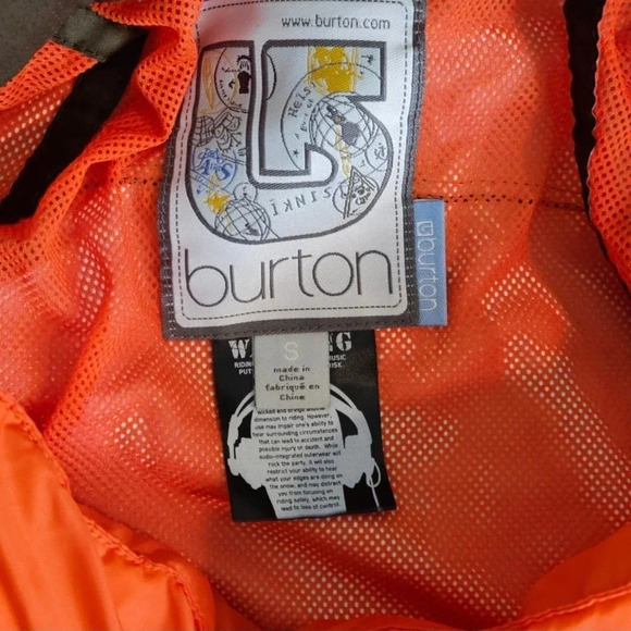 NWOT Burton Women’s Ski Snow Jacket S Brown Hooded - Picture 5 of 11